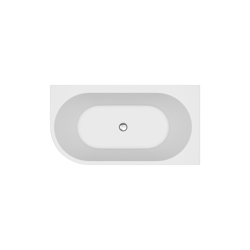 Cersanit Crea wanna wolnostojąca narożna prawa biała 150x80