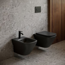 Cersanit Larga oval bidet antracyt