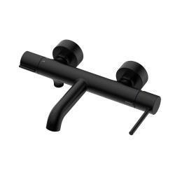 Bateria wannowa ścienna z przełącznikiem natrysku czarny mat ULTIMATE AVAPAX ABUL211311