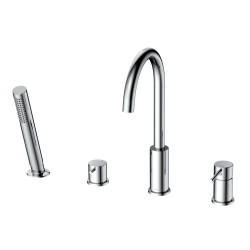 Bateria wannowa 4-otworowa chrom połysk ULTIMATE AVAPAX ABUL241121