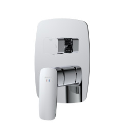 Bateria prysznicowo wannowa podtynkowa dwufunkcyjna chrom połysk QANIX AVAPAX ABQA5211C1