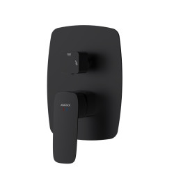 Bateria prysznicowo wannowa podtynkowa dwufunkcyjna czarny mat QANIX AVAPAX ABQA5213C1
