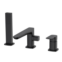 Bateria wannowa 3-otworowa czarny mat QANIX AVAPAX ABQA231321