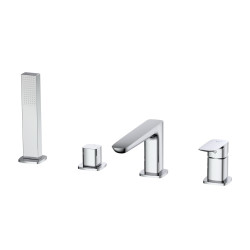 Bateria wannowa 4-otworowa chrom połysk QANIX AVAPAX ABQA241121