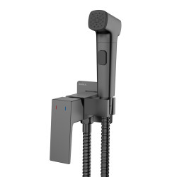 Bateria bidetowa podtynkowa z wężem i słuchawką typu bidetka stal szczotkowana VELLANO AVAPAX ABVE4114B1