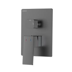 Bateria prysznicowo wannowa podtynkowa dwufunkcyjna gun metal mat VELLANO AVAPAX ABVE5214C1