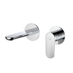 Bateria umywalkowa podtynkowa chrom połysk LUNEPO AVAPAX ABLU141111