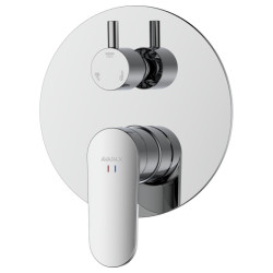 Bateria prysznicowo wannowa podtynkowa trzyfunkcyjna chrom połysk LUNEPO AVAPAX ABLU5211C1