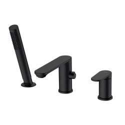 Bateria wannowa 3-otworowa czarny mat LUNEPO AVAPAX ABLU231321