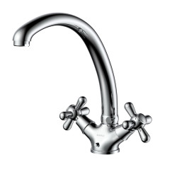 Bateria kuchenna stojąca dwuuchwytowa chrom połysk ZAHARRA AVAPAX ABZA1711O1