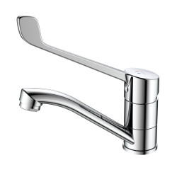 Bateria umywalkowa stojąca z ruchomą wylewką i dźwignią Medico chrom połysk MEDICAL AVAPAX ABME1511M1