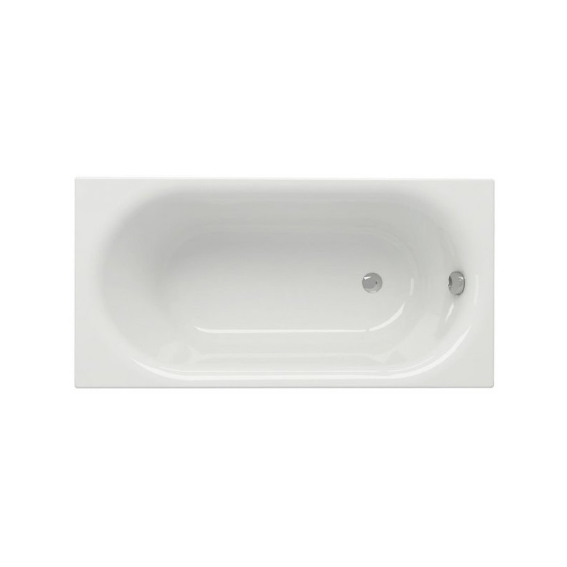 Cersanit wanna prostokątna Octavia 140x70 z syfonem i nóżkami