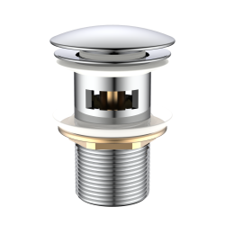 Korek Click Clack do umywalki z przelewem chrom połysk HYDRONE AVAPAX AKHY121111