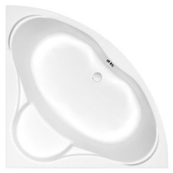 Cersanit wanna asymetryczna Venus 150x150 z syfonem i nóżkaimi