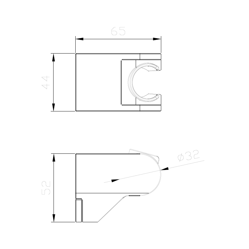 Uchwyt punktowy chrom połysk CIRCO AVAPAX AUCI111111