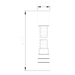 Wąż prysznicowy stalowy - 120 cm stal szczotkowana HYDRONE AVAPAX AWHY121111