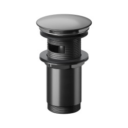 Cersanit bateria łazienkowa Zen czarny gun metal z korkiem cilck-clack