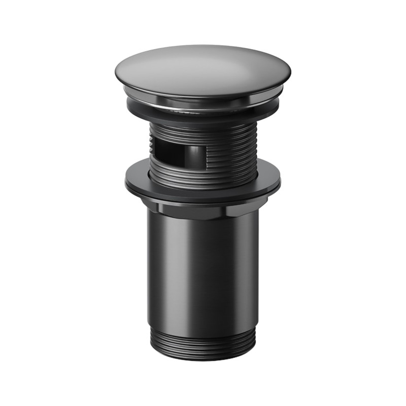 Cersanit bateria łazienkowa Zen czarny gun metal z korkiem cilck-clack