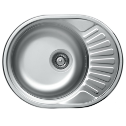 Kuchinox Normal zlewozmywak stalowy wpuszczany len 450x570 1-komorowy