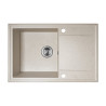 Kuchinox Hunter zlewozmywak granitowy beżowy 440x670 1-komorowy