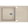 Laveo Celia zlewozmywak granitowy beżowy 440x760 1-komorowy
