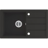 Laveo Trzynastka zlewozmywak granitowy czarny 480x790 1-komorowy