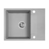 Kuchinox Rab zlewozmywak granitowy szary 440x560 1-komorowy