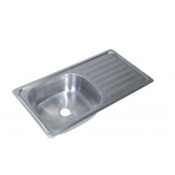 Kuchinox 50 zlewozmywak stalowy nakładany gładki 500x800 1-komorowy