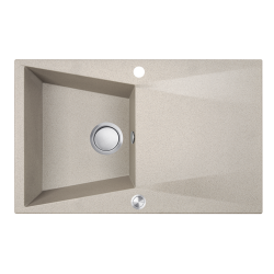 Laveo Grenada zlewozmywak granitowy beżowy 480x780 1-komorowy