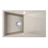 Laveo Grenada zlewozmywak granitowy beżowy 480x780 1-komorowy