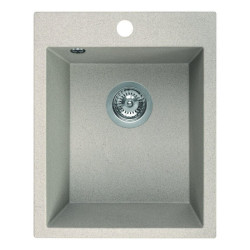 Laveo Chichi zlewozmywak granitowy beżowy 480x390 1-komorowy