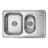 Kuchinox Junak zlewozmywak stalowy wpuszczany gładki 500x780