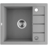 Laveo Trzynastka zlewozmywak granitowy szary 495x570 1-komorowy
