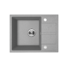 Kuchinox Viti zlewozmywak granitowy szary 440x560 1-komorowy