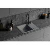 Kuchinox Laut zlewozmywak granitowy szary 440x760 1-komorowy